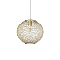 Pendelleuchte NET 2, E27, IP20, goldfarben