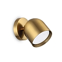 wall luminaire DODO 1 flame GX53 IP20, brass dimmable