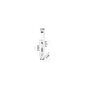 Ideal Lux LED Pendelleuchte LUMIERE, 39W, 3000K, 4550lm, CRI>80, IP20, wei�