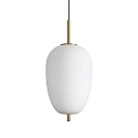 LED Pendelleuchte UMILE-3, 20W, 3000K, 2050lm, IP20, Glas/wei�