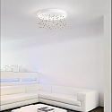 Ideal Lux ceiling luminaire ARMONY 75 IP20, white dimmable