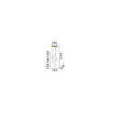 Ideal Lux Pendelleuchte EQUINOXE, 6-flammig, G4, 6x 2W (inkl.), IP20, chrom