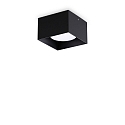 Deckenleuchte SPIKE, IP20, eckig, 10 x 10cm, inkl. GX53 LED 9W 3000K 910lm 110�, on-off (max. 15W), schwarz