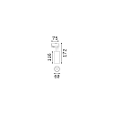 Ideal Lux LED 3-Phasen-Schienenstrahler FOX 15W MEDIUM ON-OFF, 41�, CRI >90, schaltbar, verstellbar, 4000K 1440lm 41�, wei�