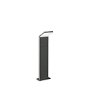 LED Outdoor Pollerleuchte STYLE, 50cm, 120�, 9W, 3000K, 1050lm, CRI>80, IP54, anthrazit