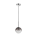 pendant luminaire EQUINOXE D15 1 flame G4 IP20, smoky colour 