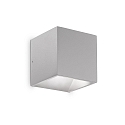 LED Outdoor Wandleuchte RUBIK UP/DOWN, 8,5W, 3000K, 700lm, CRI>80, IP54, grau