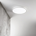 Ideal Lux LED Deckenleuchte RAY, rund, � 60cm, 80�, 43W, 3000-4000K, 6450-6750lm, CRI>90, IP44, wei�
