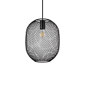 pendant luminaire NET 1 E27 IP20, black dimmable
