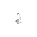 Ideal Lux pendant luminaire NET 3 E27 IP20, black dimmable