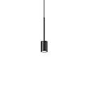 pendant luminaire ARCHIMEDE cylindrical IP20, black 