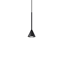 pendant luminaire ARCHIMEDE conical IP20, black 