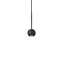 pendant luminaire ARCHIMEDE ball shaped IP20, black 