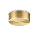 canopy MAGNETICO ROUND 1-fold, round, asymmetrical, brass, burnished