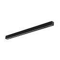Baldachin LINEAR ALL IN, eckig, 4-fach, 73cm, verdeckte Kabel-Ausl�sse (fix), mit Zugentlastung, schwarz