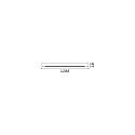 Ideal Lux Baldachin LINEAR ALL IN, eckig, 6-fach, 120cm, verdeckte Kabel-Ausl�sse (fix), mit Zugentlastung, schwarz