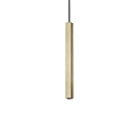 LED Pendelleuchte ULTRATHIN D040 ON-OFF, eckig, 11,5W, 3000K, 1150lm, IP20, messing