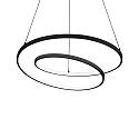 LED Pendelleuchte OZ D60 ON-OFF, IP20, � 80cm, CRi >90, schaltbar, 52W 4000K, schwarz