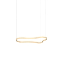 pendant luminaire WAVES-2 SP direct, switchable IP20, gold matt 