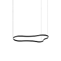 pendant luminaire WAVES-3 SP direct, switchable IP20, black matt 