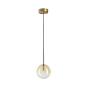 pendant luminaire EQUINOXE D15 1 flame G4 IP20, amber 