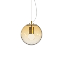 pendant luminaire MAPA CLEAR SP1 �20cm 1 flame E27 IP20, amber 