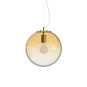 pendant luminaire MAPA CLEAR SP1 �30cm 1 flame E27 IP20, amber 