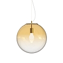 pendant luminaire MAPA CLEAR SP1 �40cm 1 flame E27 IP20, amber 