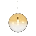 pendant luminaire MAPA CLEAR SP1 �50cm 1 flame E27 IP20, amber 