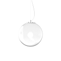 pendant luminaire MAPA CLEAR SP1 �30cm 1 flame E27 IP20, opal 
