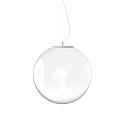 pendant luminaire MAPA CLEAR SP1 �40cm 1 flame E27 IP20, opal 