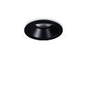 ceiling recessed luminaire GAME TRIM ROUND 58MM round, rigid, UGR < 19, switchable IP40/IP20, black 