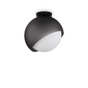 Decken-/Wandleuchte BLOOM, �30cm, E27, IP20, schwarz