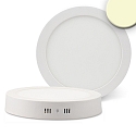 LED ceiling luminaire, IP20, round, � 22cm, incl. transformer, 18W 3000K 1250lm 120�, white / diffuse