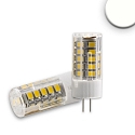 LED Stiftsockellampe 33SMD, 12V AC/DC, G4, 3.5W 4200K 330lm 270�, nicht dimmbar, wei� / klar
