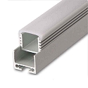 ISOLED Kabelschleuse TUNNEL f�r Aluminium-Profile, Aluminium, 200cm, Silber pulverbeschichtet