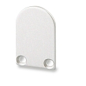 Accessory for SURF12 RAIL with COVER5 and TUNNEL - endcap, anodized aluminium, EC21, round