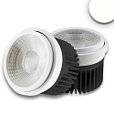 LED Modul AR111, IP40, 230V AC, 30W 4000K 2700lm, 35�-50� variabel, inkl. externem VG, Alu / Silber