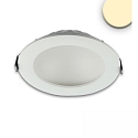 LED downlight LUNA 12W, indirect lightbeam, warm white, rotatable, dimmable, white, 12W 2700K 662lm 120�
