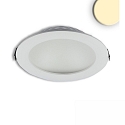 LED downlight LUNA 18W, indirect lightbeam, warm white, rotatable, dimmable, white, 18W 2700K 1010lm 120�