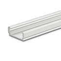 LED Aufbauprofil SURF12 FLAT, Aluminium, 200cm, Alu eloxiert