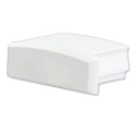 Zubeh�r f�r Profil SURF12 FLAT - Endkappe (1 Stk.), EC1, grau, geschlossen