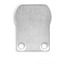 Accessory for roundprofil ROUND12 - endcap EC24 Alu, with TUNNEL (2 pc.), incl. screws
