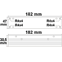 ISOLED LED Trafo 24V/DC, 0-60W, Gitter Slim