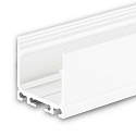 LED surface mount profile SURF24, aluminium, 200cm, white RAL 9010