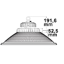 ISOLED LED hall lighting spot FL with Alu reflector, IP65, 200W 28000lm, DALI dimmable, 4000K 80�
