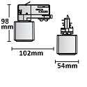 3-Phasen Steckdosen-Adapter mit Schutzkontaktstecker, max. 6A, inkl. Kindersicherung ( CLASSIC + S1)