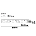 ISOLED LED RGB Micro-Flex strip, 24V, 12W, IP20
