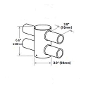 ISOLED Mastadapter 4-fach f�r Street Light HE75-115, 65-80mm Innendurchmesser