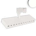 LED 3-Phasen Raster-Schienen-Strahler, L�nge 32.15cm, 35W, 45�, CRi >90, drehbar, neigbar, 4000K 3000lm, Wei� matt